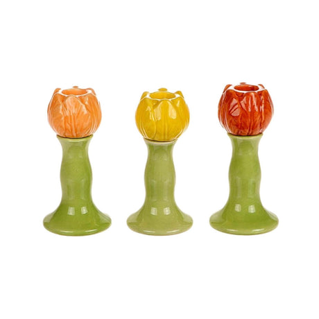 Hbx natural living hbx natrural living kandelaar tulp ø6,3xh12,5cm