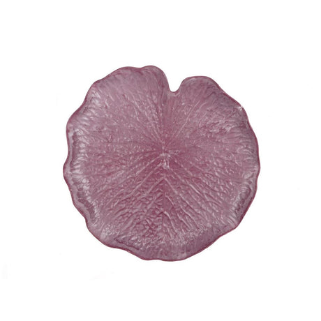 Hbx natural living plateau bladvorm melam aubergine ø31cm