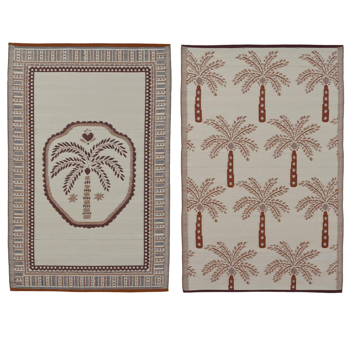 Decoris kleed polypropyleen l121cm 2 assorti binnen en buiten