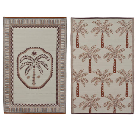 Decoris kleed polypropyleen l121cm 2 assorti binnen en buiten