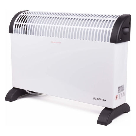 Benson convector heater 75- 1500w 52x17x32.5 cm wit zwart