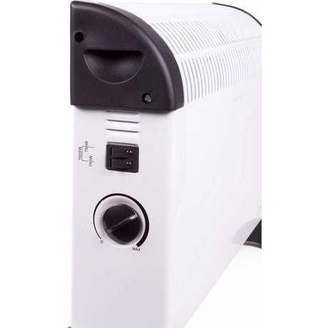 Benson convector heater 75- 1500w 52x17x32.5 cm wit zwart