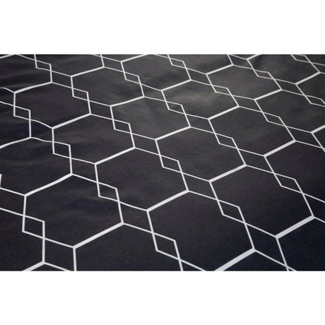 Ten cate katoenen eenpersoons dekbedovertrek 140x200 220 cm graphic antraciet