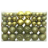 Vidaxl Boules de Noël 100 st 3 4 6 cm vert clair