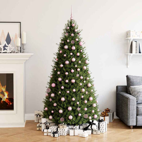 Vidaxl 111-delige kerstballenset polystyreen roze
