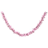 VidaXL Kerstslinger ballen 175 cm polystyreen roze