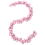 VidaXL Kerstslinger ballen 175 cm polystyreen roze