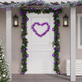 Vidaxl kerstslinger ballen 175 cm polystyreen paars