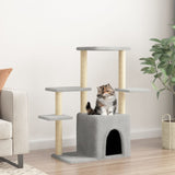 Vidaxl Cat Furniture con graffi di sisal 97,5 cm grigio chiaro