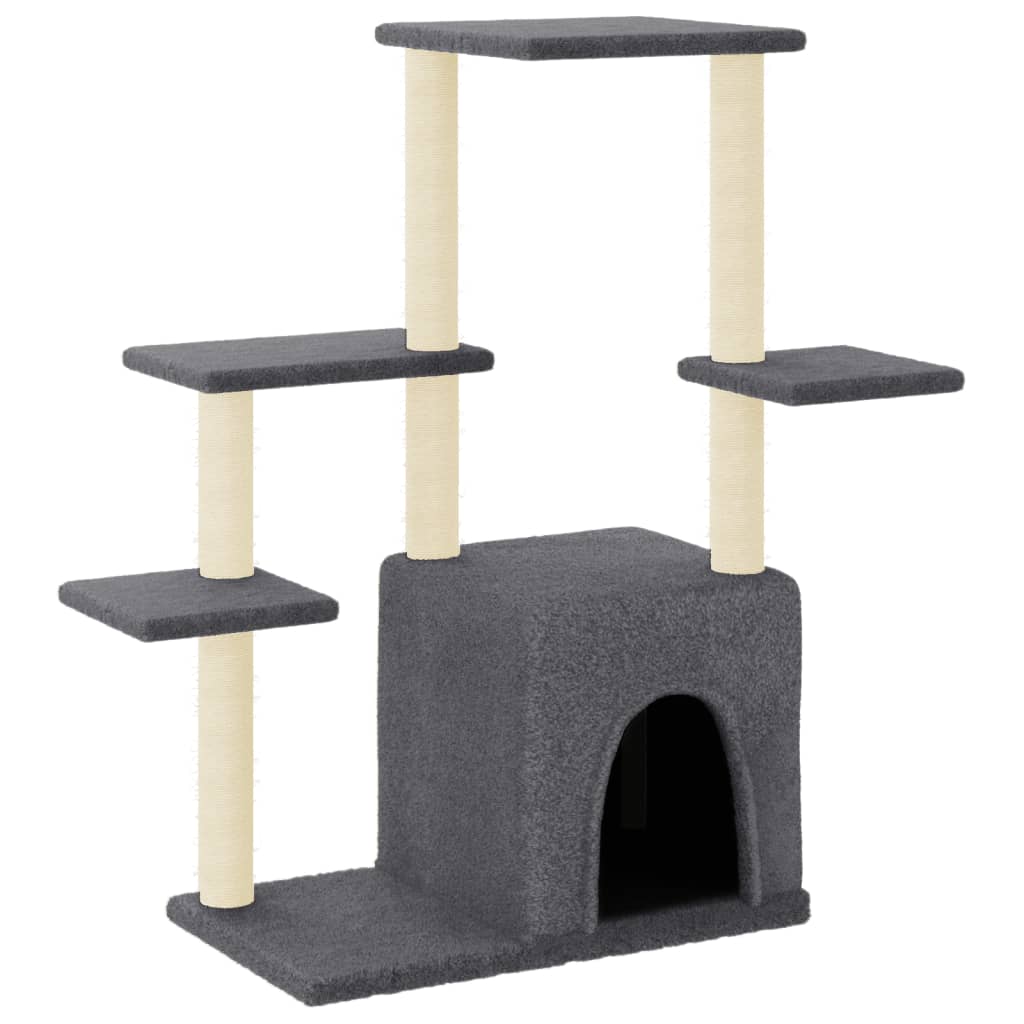 Vidaxl Cat Furniture con graffi di sisal 97,5 cm grigio scuro