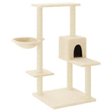 Vidaxl Cat Furniture con graffi di sisal a 95 cm crema