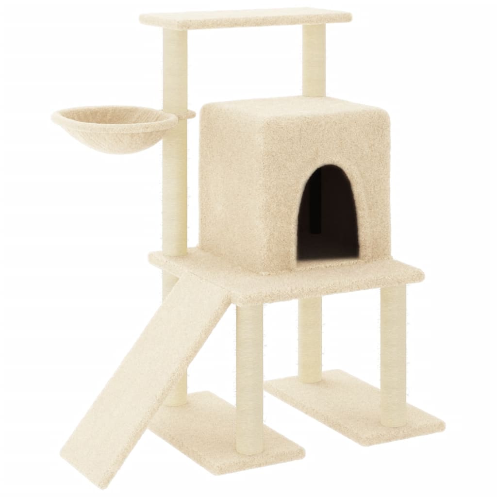 Vidaxl Cat Furniture avec Sisal Scratch Posts 96,5 cm -colored