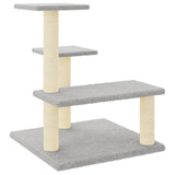 Vidaxl Cat Furniture avec Sisal Scratch Posts 61 cm Gris clair