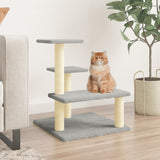 Vidaxl Cat Furniture avec Sisal Scratch Posts 61 cm Gris clair