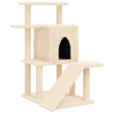 Vidaxl Cat Furniture avec Sisal Scratch Posts 97 cm Crème -Colored