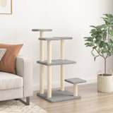 Vidaxl scratching posts with platforms 98.5 cm light gray