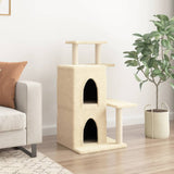 Vidaxl Cat Furniture avec Sisal Scratch Posts 97 cm Crème -Colored