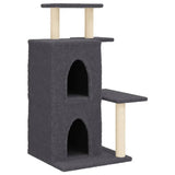 Vidaxl Cat Furniture avec Sisal Scratch Posts 97 cm Gris foncé