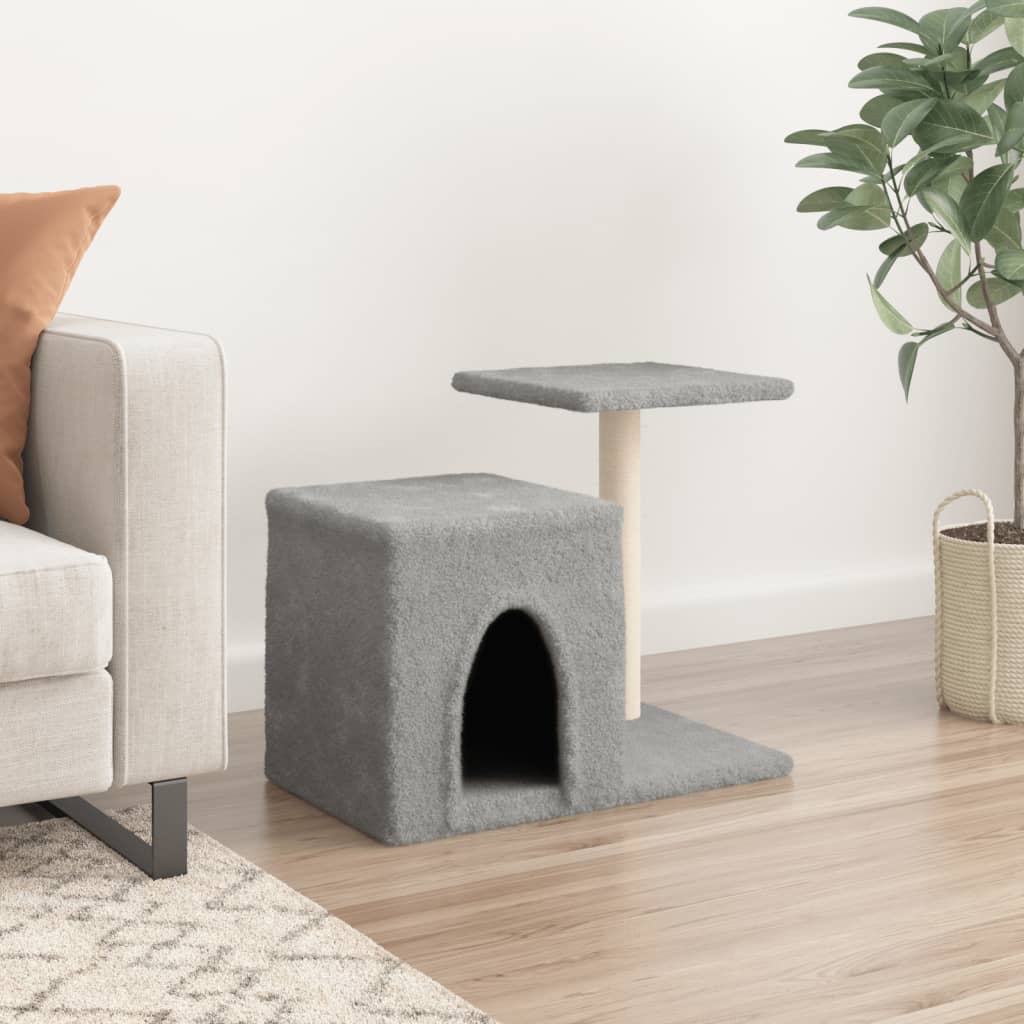 Vidaxl Cat Furniture con graffi di sisal 50,5 cm grigio chiaro