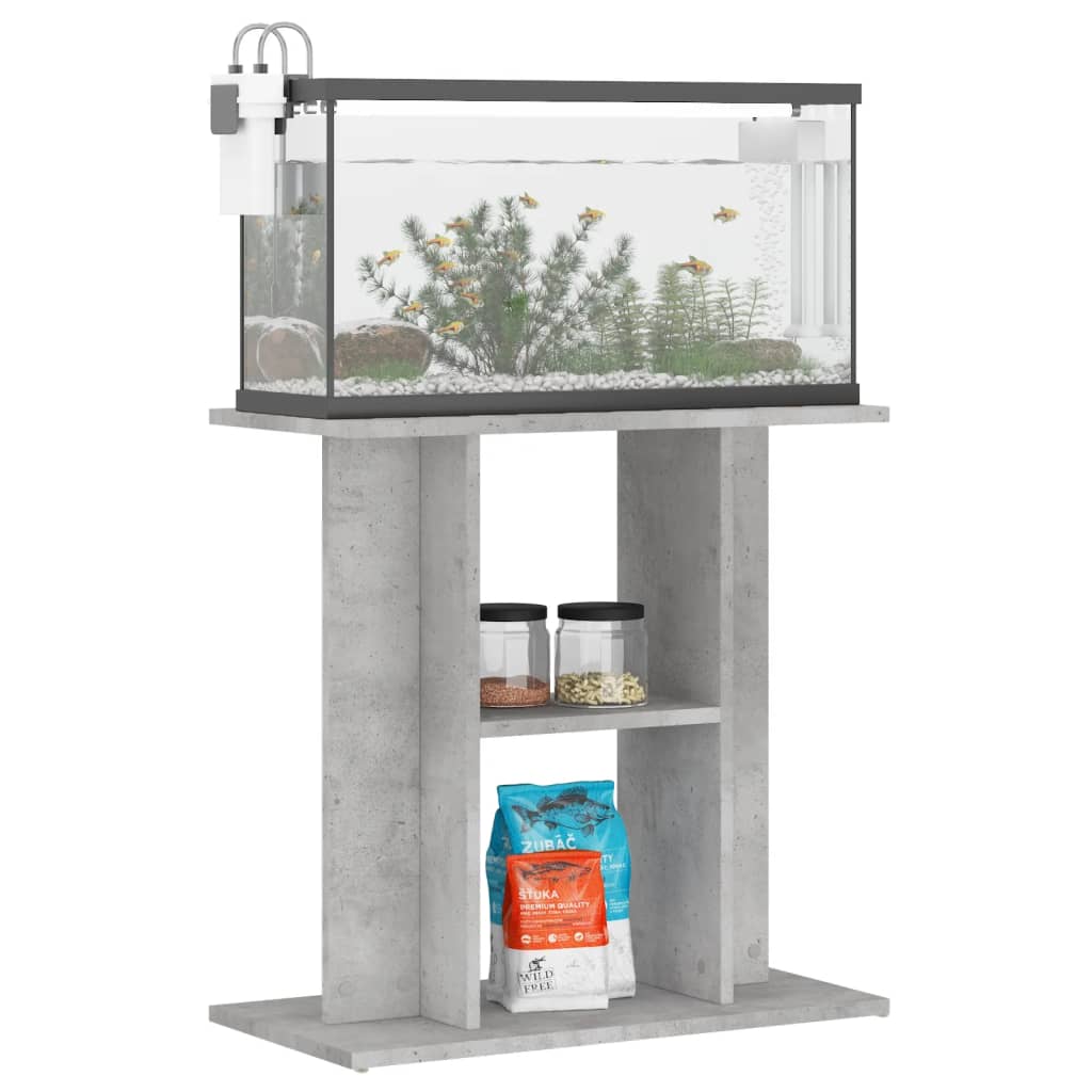 VIDAXL Aquarium Standard 60x30x60 cm verarbeiteter Holzbetonglijs