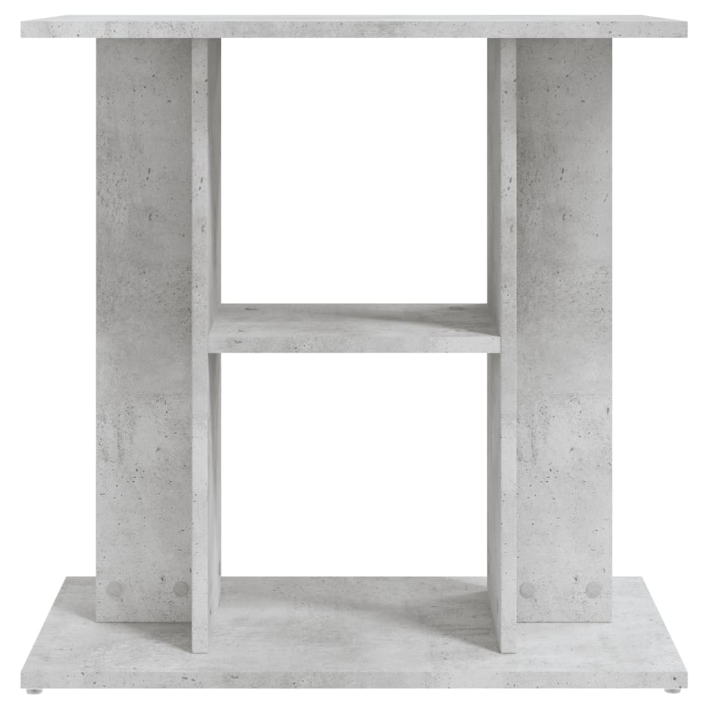 Vidaxl aquariumstandaard betongrijs 60x30x60 cm bewerkt hout