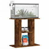 Vidaxl aquariumstandaard gerookt eikenhout 60x30x60 cm bewerkt hout