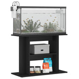 VIDAXL Aquarium Standard 80x35x60 cm Behandlet tre svart