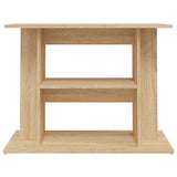 Vidaxl aquariumstandaard 80x35x60 cm bewerkt hout sonoma eikenkleurig