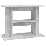 Vidaxl aquariumstandaard betongrijs 80x35x60 cm bewerkt hout