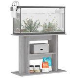 Vidaxl aquariumstandaard betongrijs 80x35x60 cm bewerkt hout