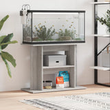 Vidaxl Aquarium Standard 80x35x60 cm Processed Wood Gray Sonoma