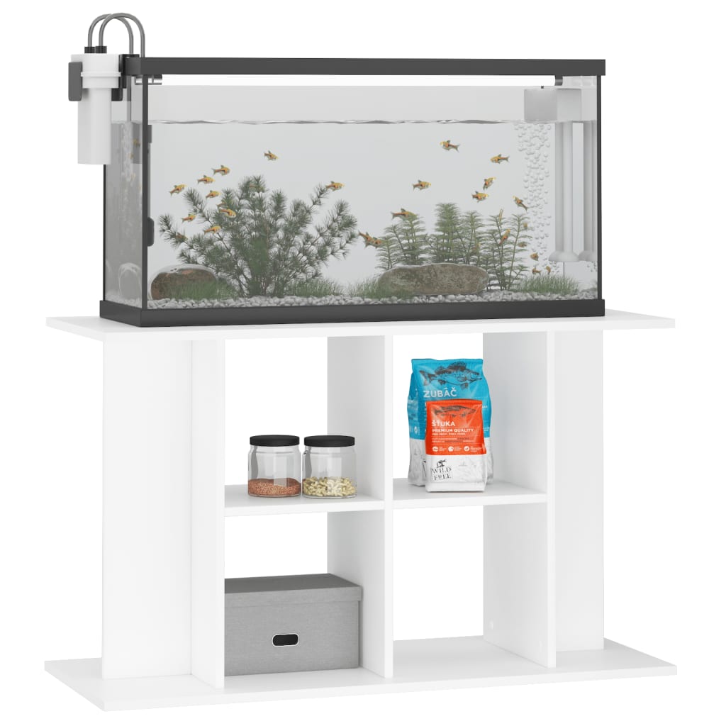 Vidaxl Aquarium Standard 100x40x60 cm Processed Wood White