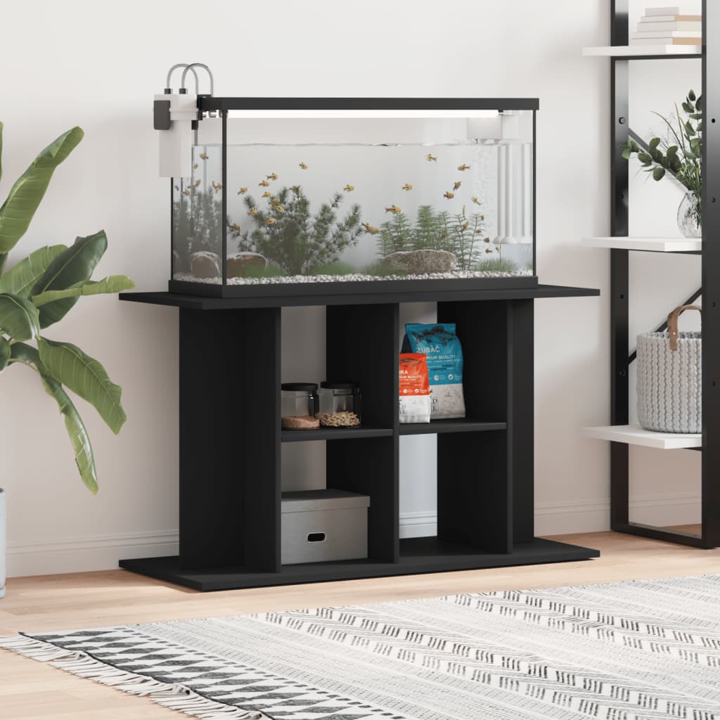 Vidaxl Aquarium Standard 100x40x60 cm Processed Wood Black