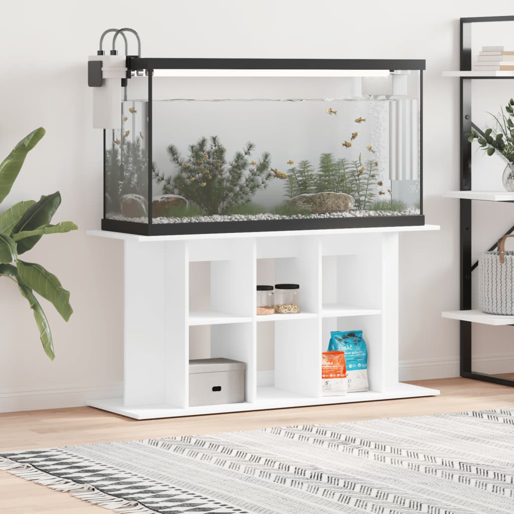 Vidaxl Aquarium Standard 120x40x60 cm Processed Wood White