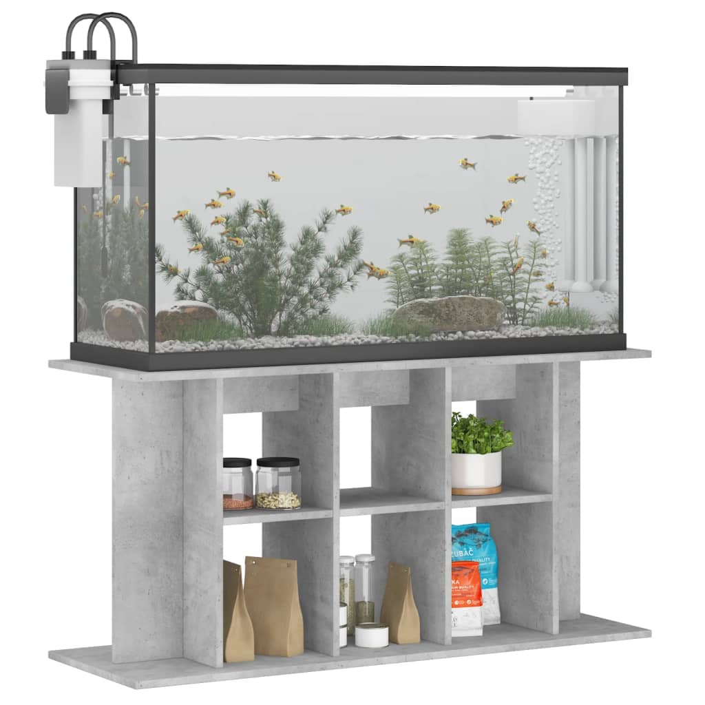 VIDAXL Aquarium Standard 120x40x60 cm verarbeitete Holzbetonglijs