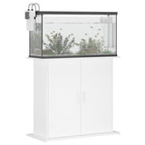 Vidaxl Aquarium Standard 81x36x73 cm verarbeitetes Holz weiß