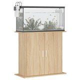Vidaxl aquariumstandaard sonoma eiken 81x36x73 cm bewerkt hout
