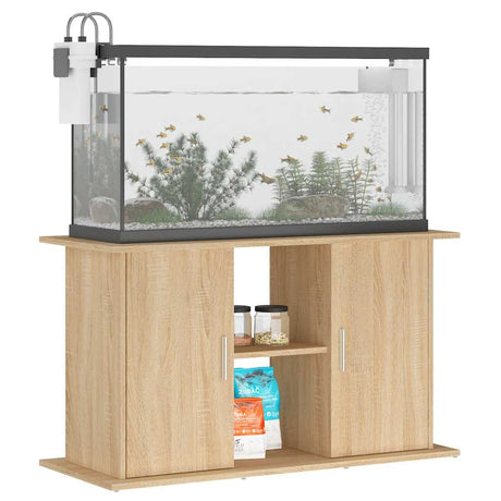 Vidaxl aquariumstandaard sonoma eiken 101x41x58 cm bewerkt hout