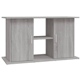 Vidaxl Aquarium Standard 101x41x58 cm Processed Wood Gray Sonoma Oak