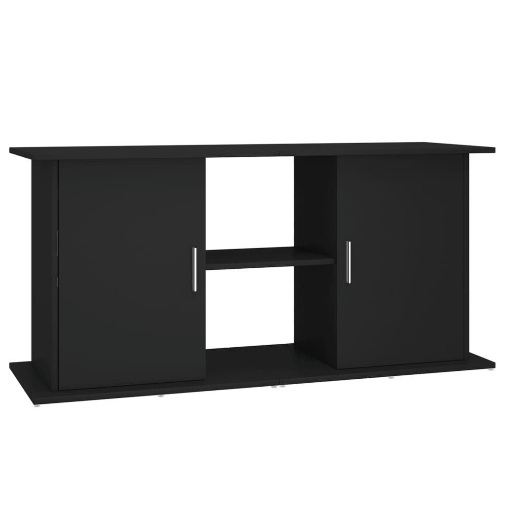 Vidaxl Aquarium Standard 121x41x58 cm verarbeitetes Holzschwarz