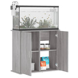 Vidaxl Aquarium Standard 81x36x73 cm Processus en bois Grey Sonoma Oak