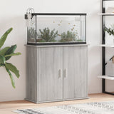 Vidaxl Aquarium Standard 81x36x73 cm Processed Wood Gray Sonoma Oak