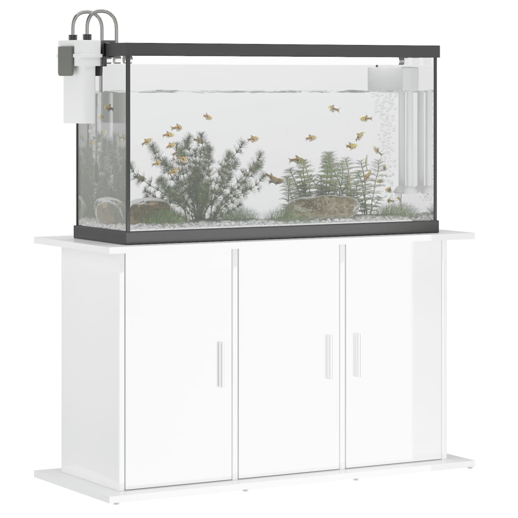 Vidaxl Aquarium Standard 101x41x58 cm przetworzone drewniane drewniane białe białe