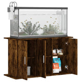 Vidaxl Aquarium Standard 101x41x58 cm Processed Wood Smoked Oak color