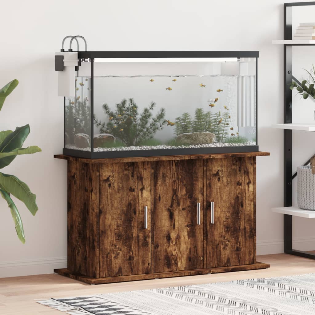 Vidaxl Aquarium Standard 101x41x58 CM verschafft Holzfaarf