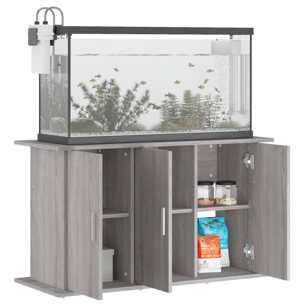 Vidaxl Aquarium Standard 101x41x58 cm Forarbejdet trægrå sonoma eg