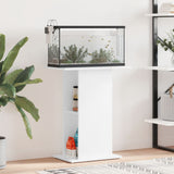 Vidaxl Aquarium Standard 60.5x36x72.5 cm de madera procesada de alto brillo blanco