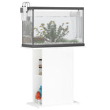 Vidaxl Aquarium Standard 75x36x72.5 cm przetworzony drewniany biały