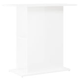 Vidaxl Aquarium Standard 75x36x72.5 cm przetworzone drewniane drewno White White