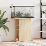 Vidaxl Aquarium Standard 75x36x72.5 cm Zpracované dřevo Sonoma Oak